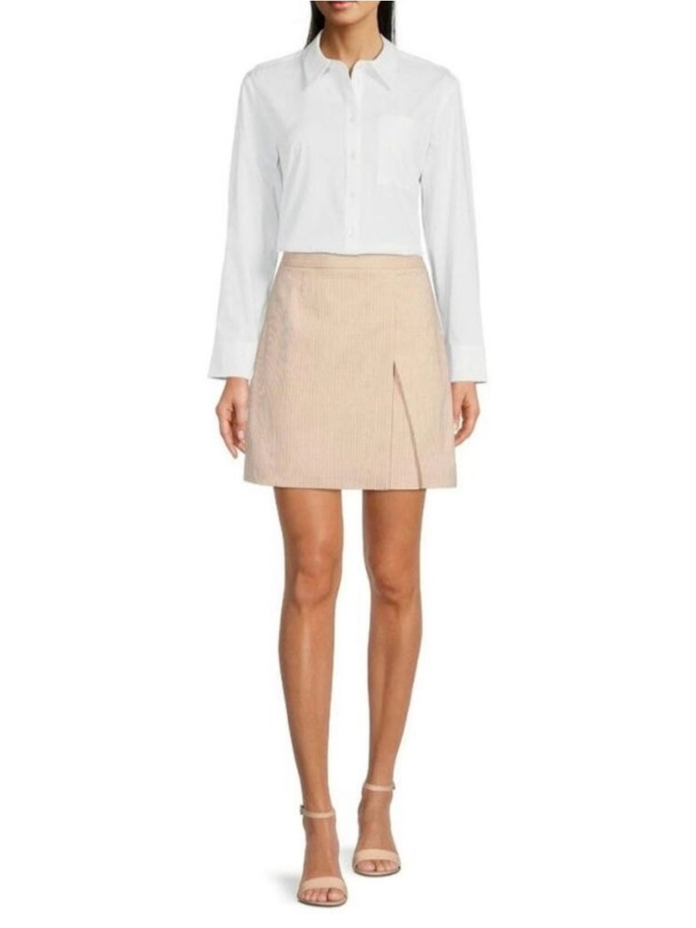 Alex Marie Dionne Twill Gingham Print Skirt NWT